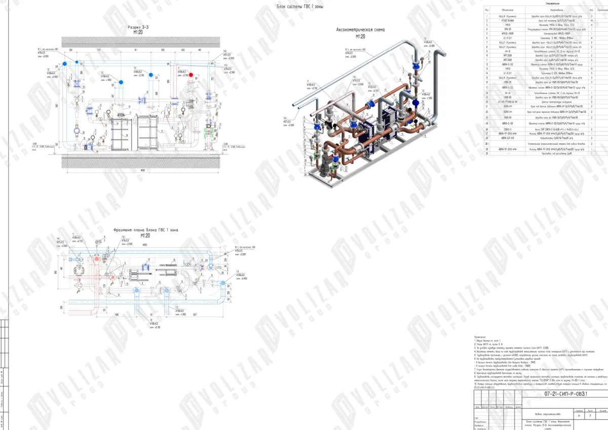 Индивидуальный тепловой пункт в Revit — ВОЛИЗАР